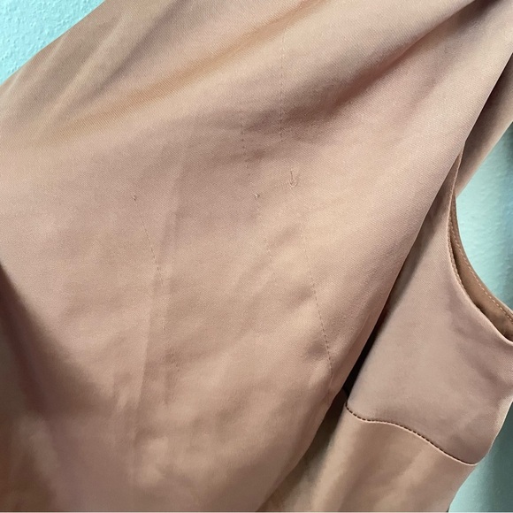 Anthropologie BHLDN Sachin & Babi Ambra Satin Midi Dress in Sand Dune Size 8 - Picture 5 of 10